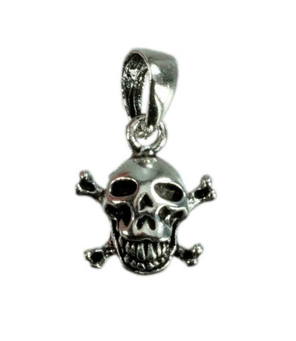 Pendentif Tête de Mort en Argent Massif 925 – Bijou Rock et Intemporel