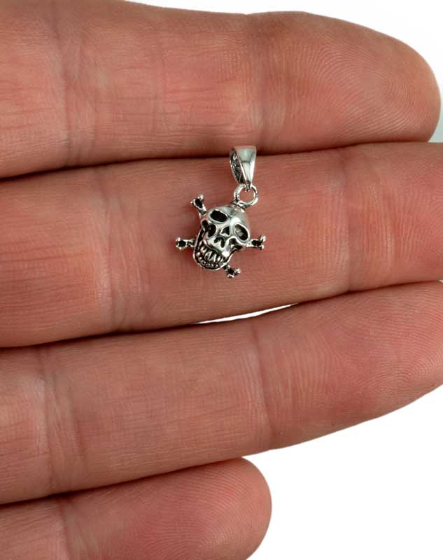 Pendentif Tête de Mort en Argent Massif 925 – Bijou Rock et Intemporel