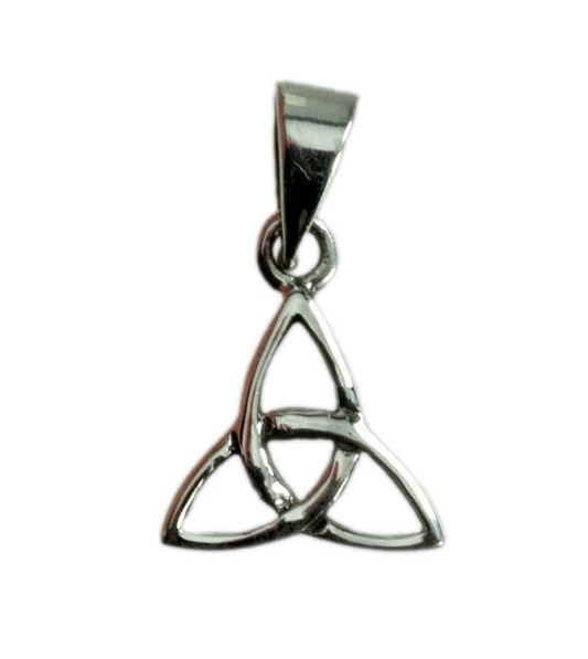 Pendentif Triquetra en argent 925 – Symbole celte de la Trinité - Viking