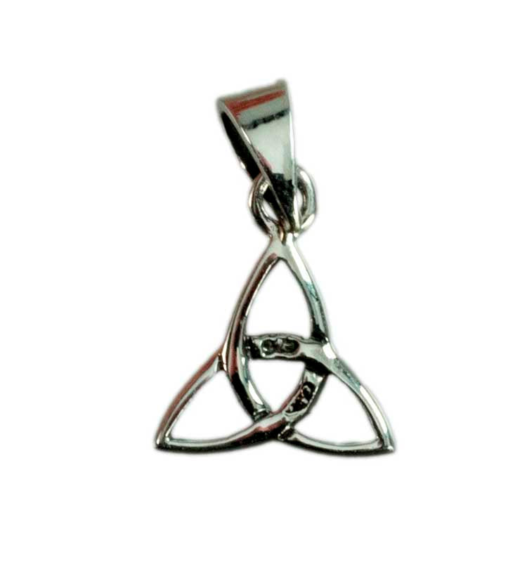Pendentif Triquetra en argent 925 – Symbole celte de la Trinité - Viking