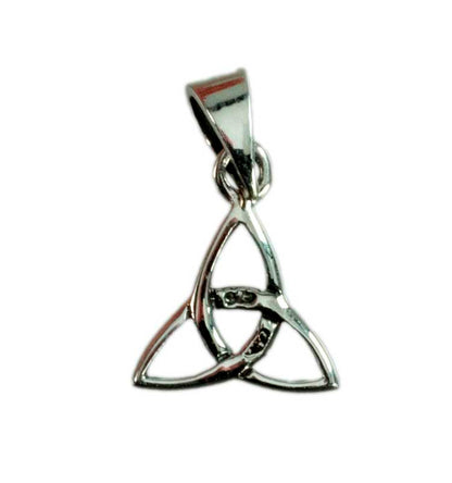 Pendentif Triquetra en argent 925 – Symbole celte de la Trinité - Viking