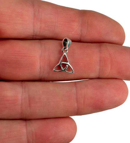Pendentif Triquetra en argent 925 – Symbole celte de la Trinité - Viking