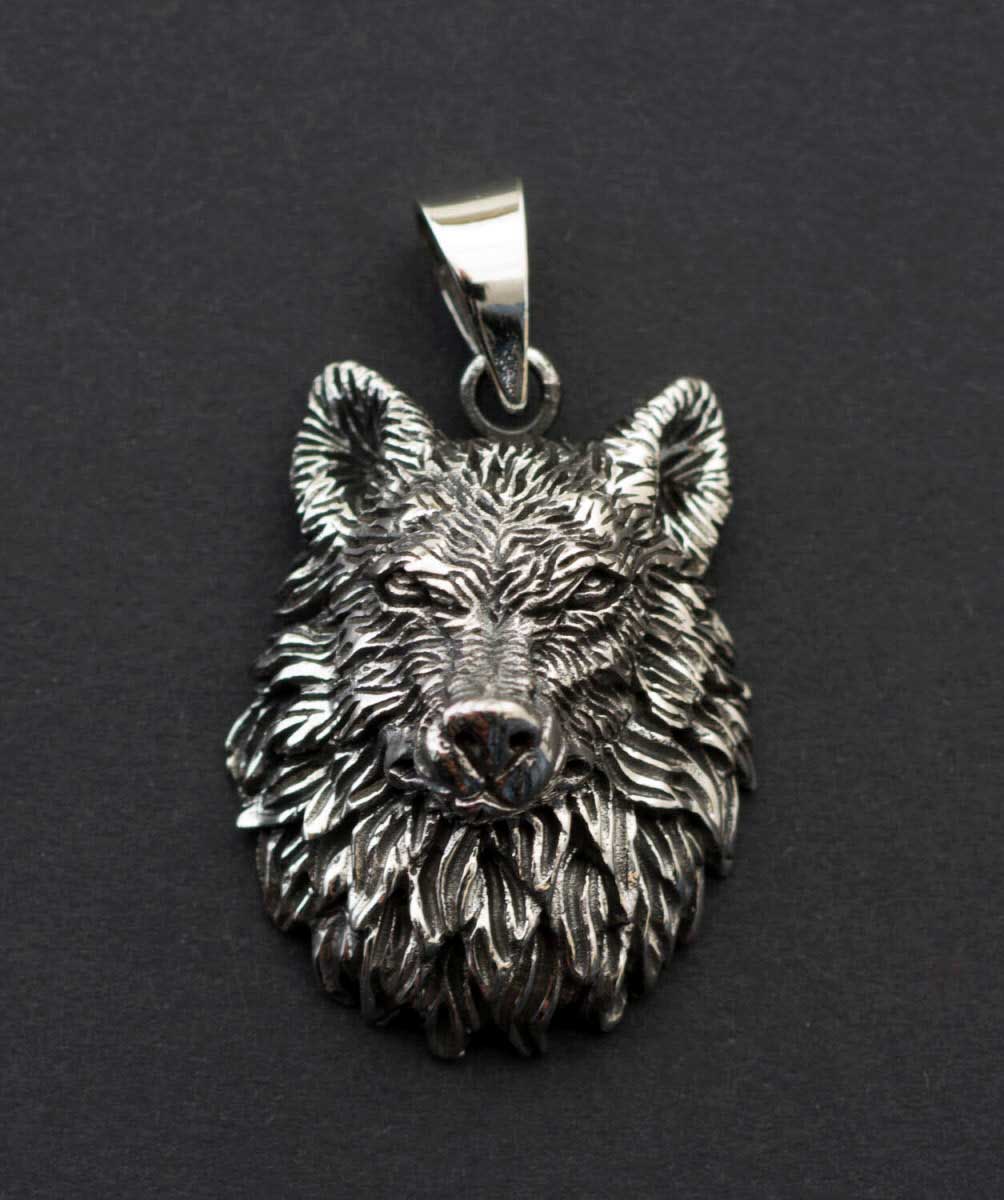 Pendentif Fenrir en Argent Massif 925 - Viking