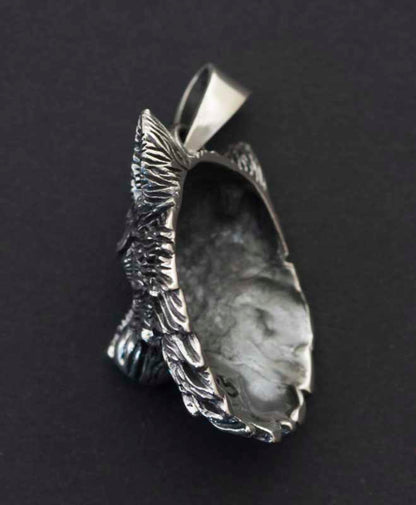 Pendentif Fenrir en Argent Massif 925 - Viking