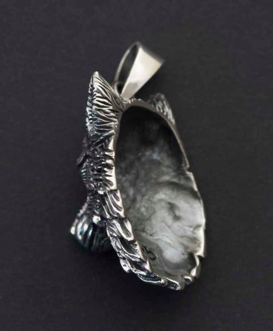 Pendentif Fenrir en Argent Massif 925 - Viking