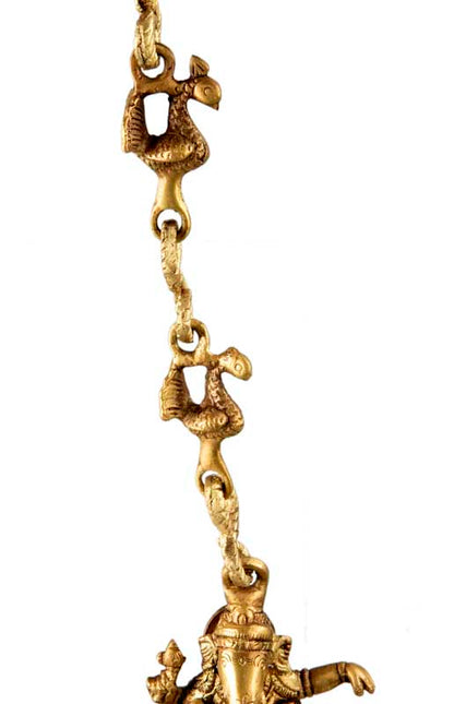 Lampe À Huile Ganesh Dansant – Artisanat Indien