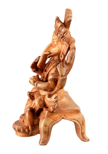Statue Ganesh 13 cm En Résine – Figurine Artisanale Népal