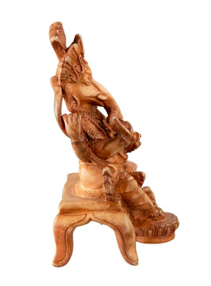 Statue Ganesh 13 cm En Résine – Figurine Artisanale Népal