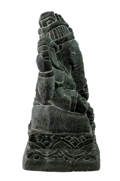 Statue Ganesh en Pierre de Lave – Sculpture Hindoue Artisanale d’Indonésie