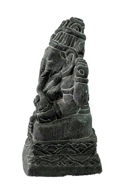 Statue Ganesh en Pierre de Lave – Sculpture Hindoue Artisanale d’Indonésie