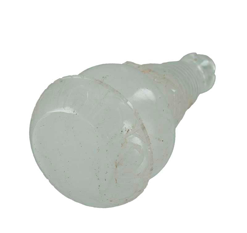 Stupa Bouddhiste Tibétain En Cristal De Roche Quartz – Sculpture Sacrée Du Népal