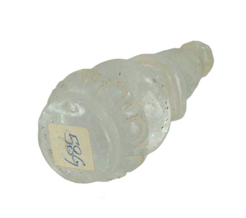 Stupa Bouddhiste Tibétain En Cristal De Roche Quartz – Artisanat Du Népal
