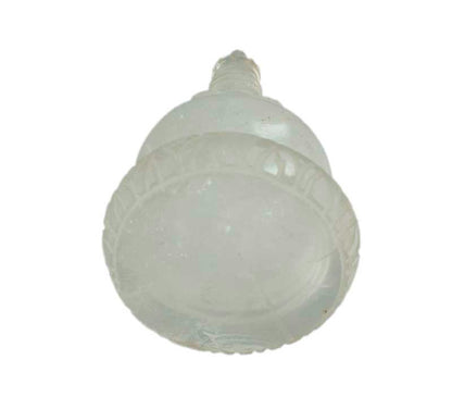 Stupa Boudhanath Bouddhiste Tibétain En Cristal De Roche Quartz – Sculpture Sacrée Du Népal