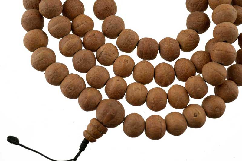 Mala Tibétain Bodhi Authentique – 108 Perles En Graines De Bodhi Véritables