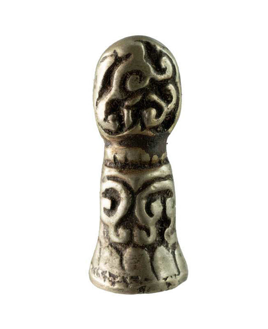 Sceau tibétain Lotus en bronze – Symbole de pureté et d'éveil spirituel