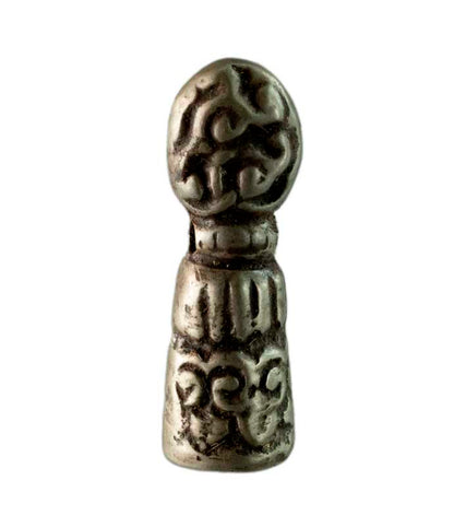 Sceau tibétain en bronze – Objet artisanal inspiré de la tradition bouddhiste