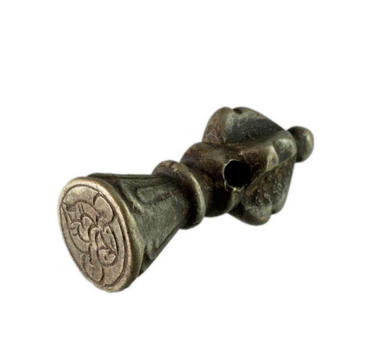 Sceau tibétain Poissons d'Or en bronze – Symbole de bonheur et de prospérité