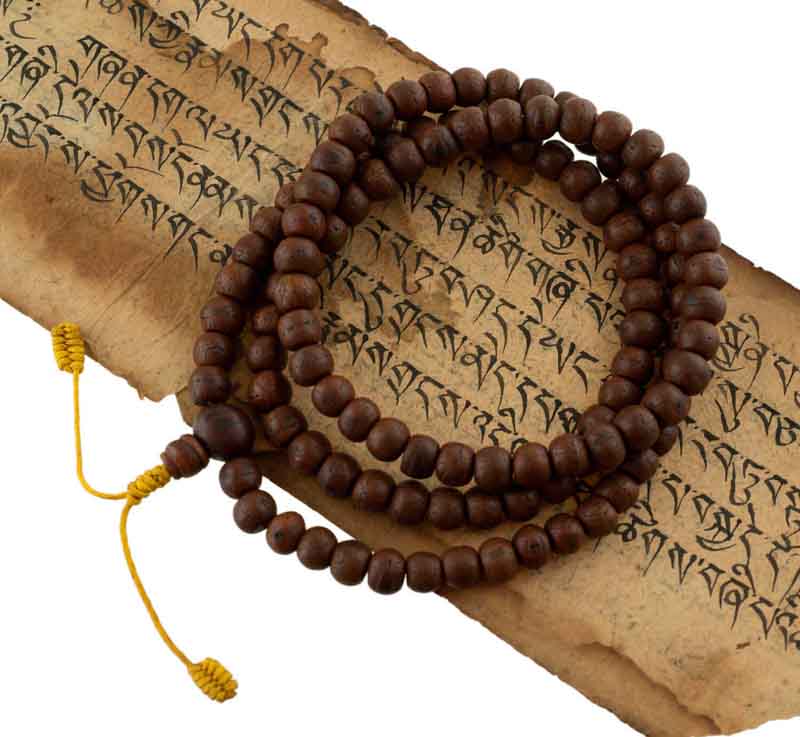 Mala Bodhi Tibétain Authentique Du Népal – Chapelet Bouddhiste En Graines Sacrées