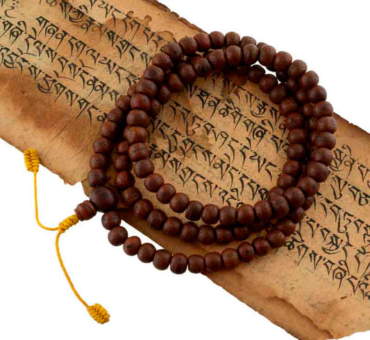 Mala Bodhi Tibétain Authentique Du Népal – Chapelet Bouddhiste En Graines Sacrées