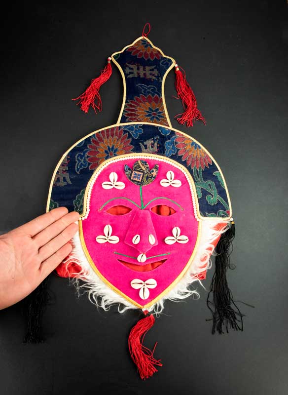 Masque Traditionnel Ngompa Tashi Sholpa De L’Opéra Tibétain