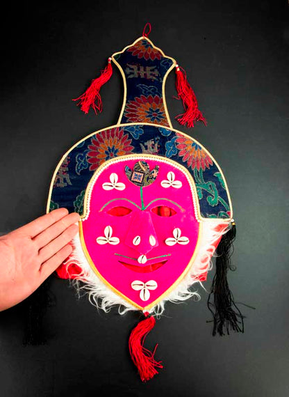 Masque Traditionnel Ngompa Tashi Sholpa De L’Opéra Tibétain