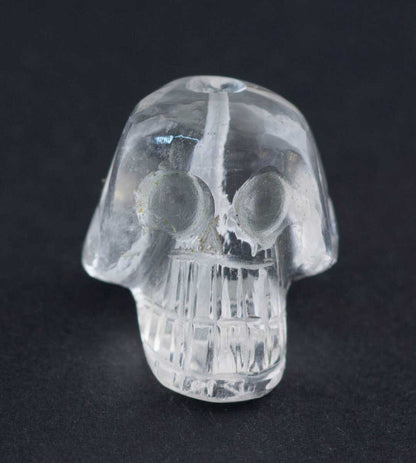 Perle Crâne En Cristal De Roche De L’Himalaya – Objet Rituel Bouddhiste Et Tantrique