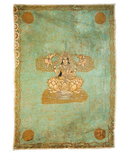 Batik Lakshmi – Grande Tenture Murale en Coton Artisanale
