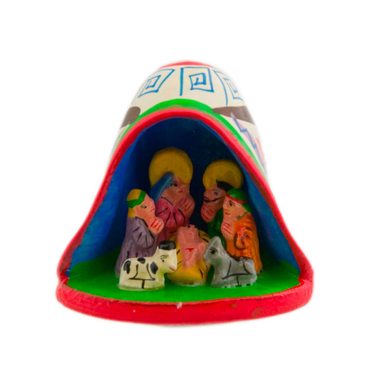 Crèche De Noël Du Pérou En Céramique – Décoration Andine Artisanale