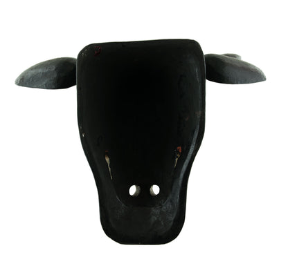 Masque Vache Surabhi Kamadhenu En Bois – Décoration Murale Du Népal