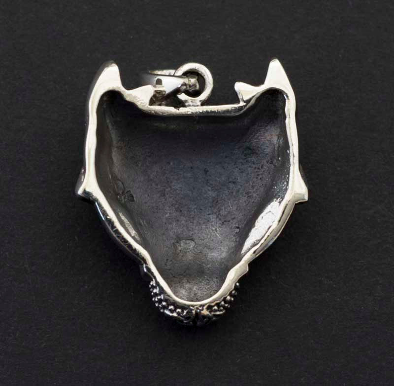 Pendentif Tête de Loup de Fenrir en Argent 925 - Viking