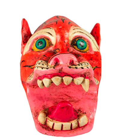 Statue Tigre Himalayen – Bois De Peuplier – Népal