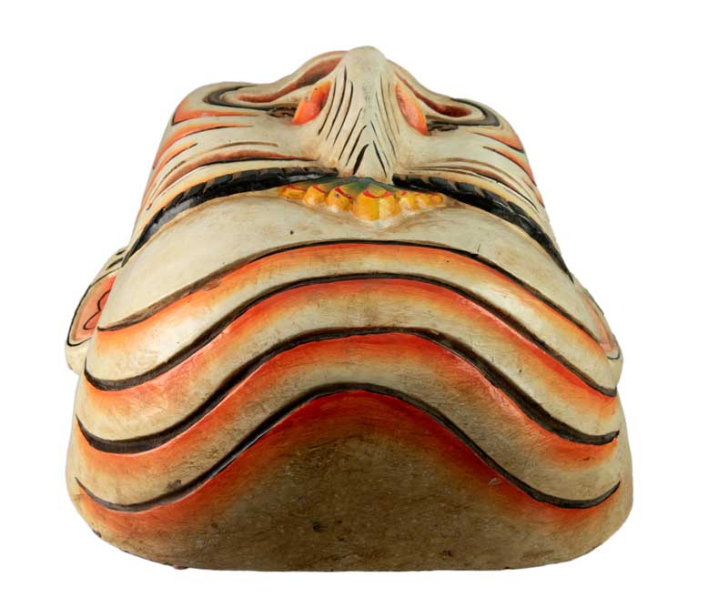 Masque Vishnu Népalais – Danse Cham – Bois De Peuplier – Art De L’Himalaya
