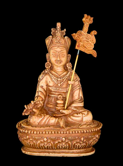 Statue Padmasambhava Gourou Rinpoché en Résine 14,5 cm – Artisanat Népalais
