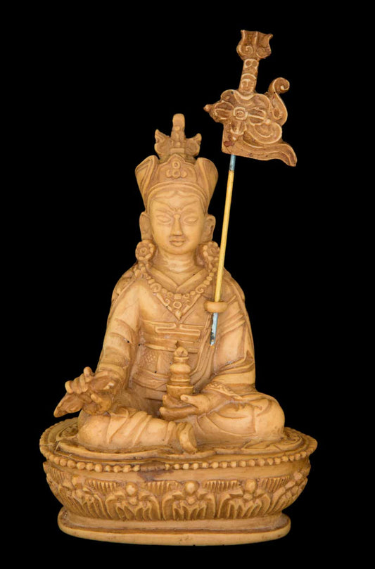 Statue Padmasambhava Gourou Rinpoché en Résine 14,5 cm