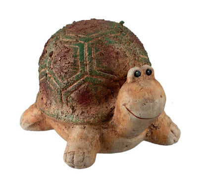 Figurine Tortue En Résine Imitation Pierre – Statuette Décorative