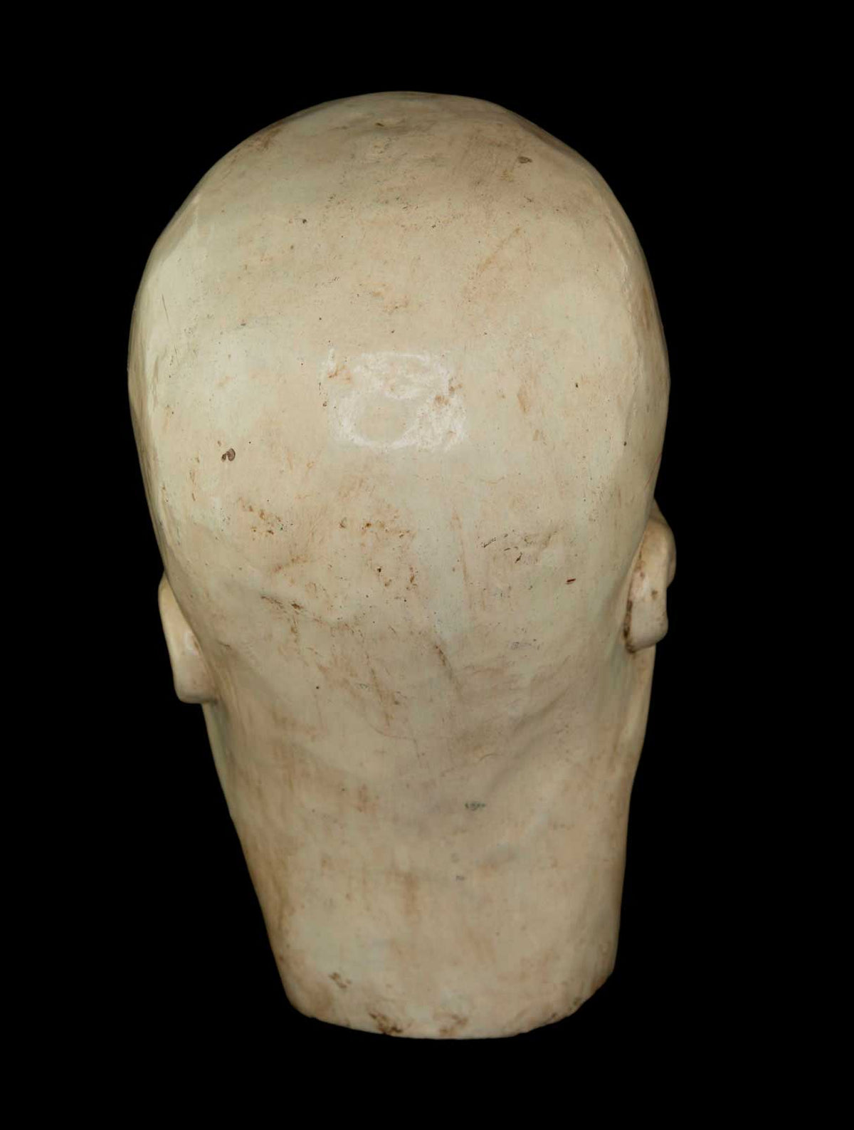 Crâne Citipati Tête de Mort – Objet Rituel Tibétain en Bois Peint