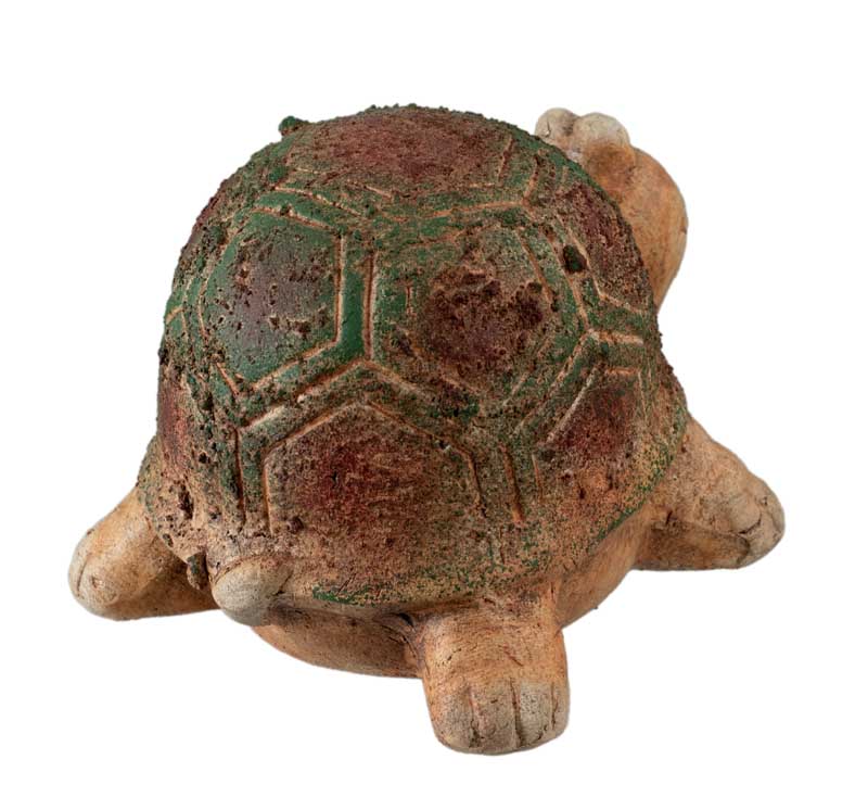 Figurine Tortue En Résine Imitation Pierre – Statuette Décorative