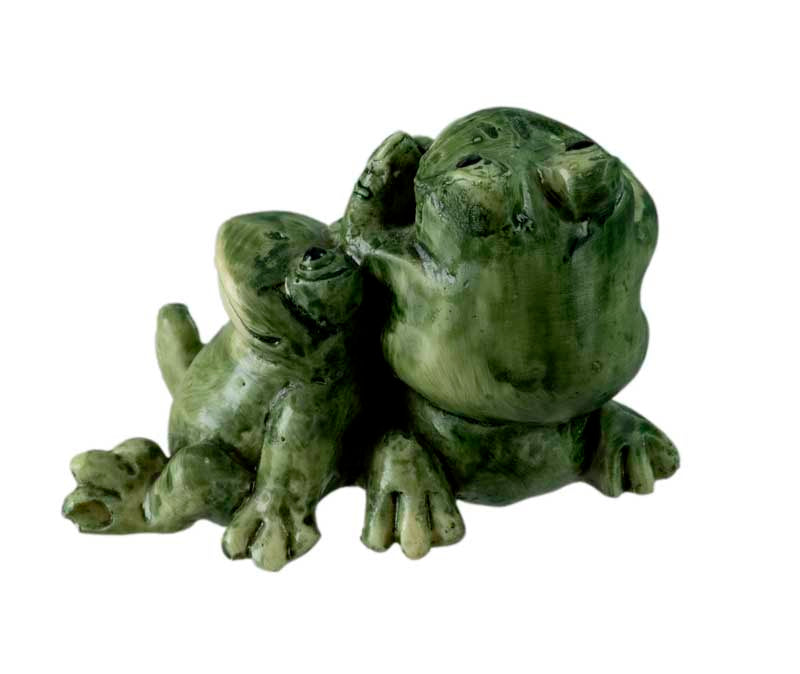 Figurine Trio de Grenouilles En Résine – Décoration Originale