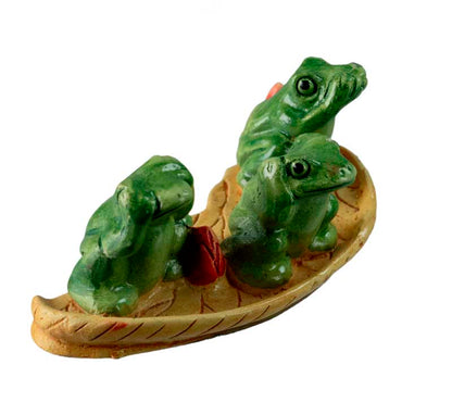 Figurine Grenouille Trois Sages En Résine – Les Trois Singes De La Sagesse