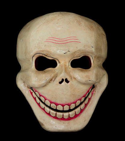 Masque Citipati Tête de Mort – Masque Tibétain de Danse Cham en Bois