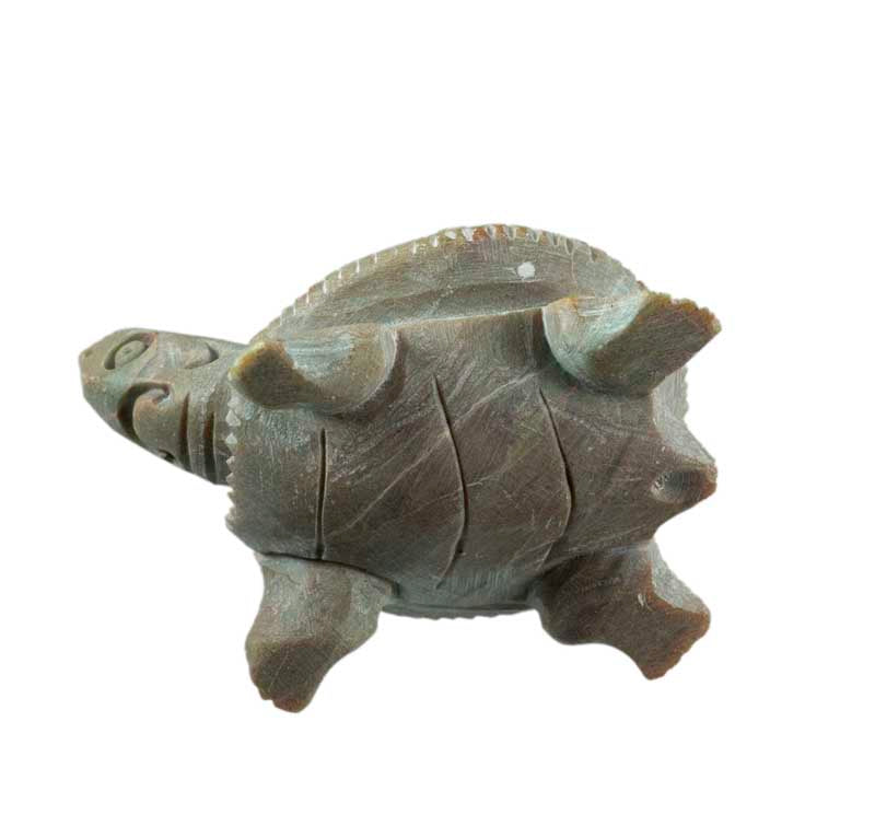 Figurine Tortue En Pierre – Statuette Artisanale Faite Main D’Inde