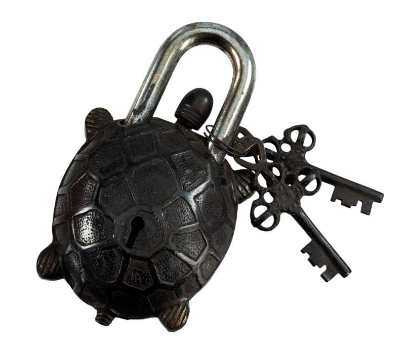 Cadenas Décoratif En Forme De Tortue En Laiton – Artisanat De L'Inde