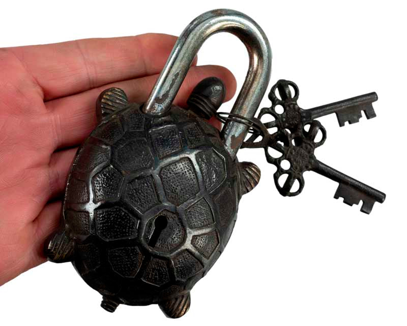 Cadenas Décoratif En Forme De Tortue En Laiton – Artisanat De L'Inde