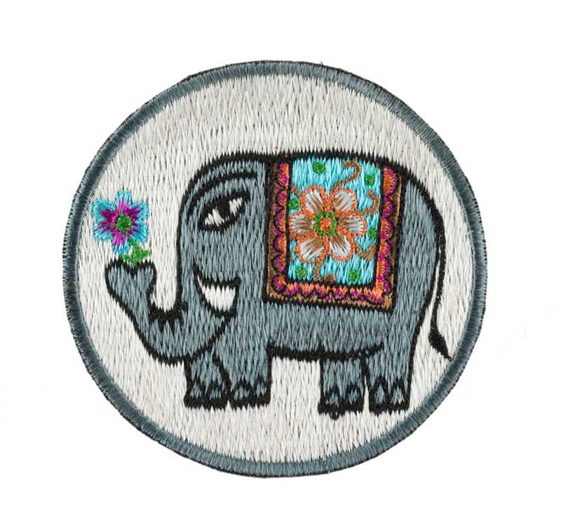 Écusson Brodé Patch Bouddhiste Aum Om Rasta – Fabrication Artisanale du Népal (Copie)