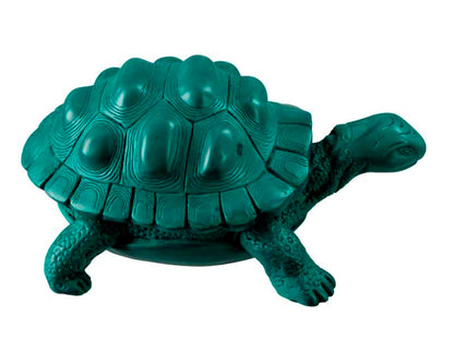 Boîte À Bijoux Tortue En Résine Bleu Turquoise – Artisanat Népalais