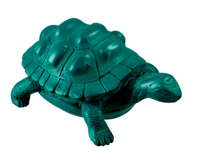 Boîte À Bijoux Tortue En Résine Bleu Turquoise – Artisanat Népalais
