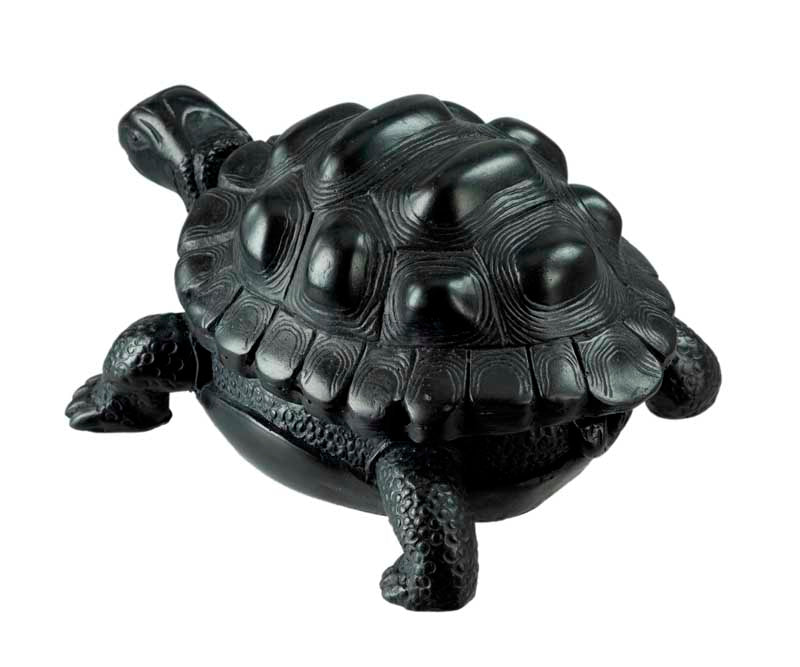 Boîte À Bijoux Tortue En Résine Noire – Artisanat Népalais