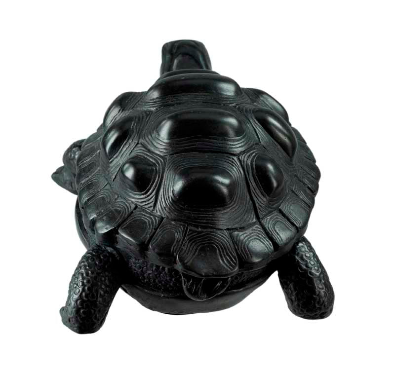 Boîte À Bijoux Tortue En Résine Noire – Artisanat Népalais