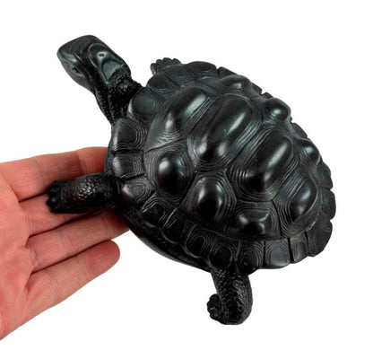 Boîte À Bijoux Tortue En Résine Noire – Artisanat Népalais