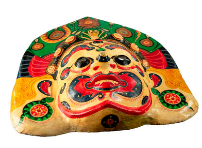 Masque Lakhe Népalais – Masque De Danse Rituelle Du Festival Indra Jatra